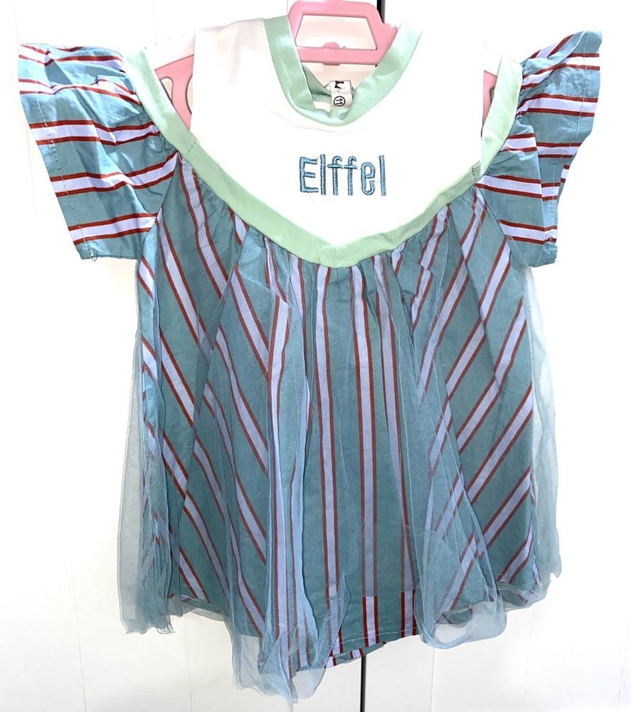 1781448 Girls Dress Elffel 9-18months
