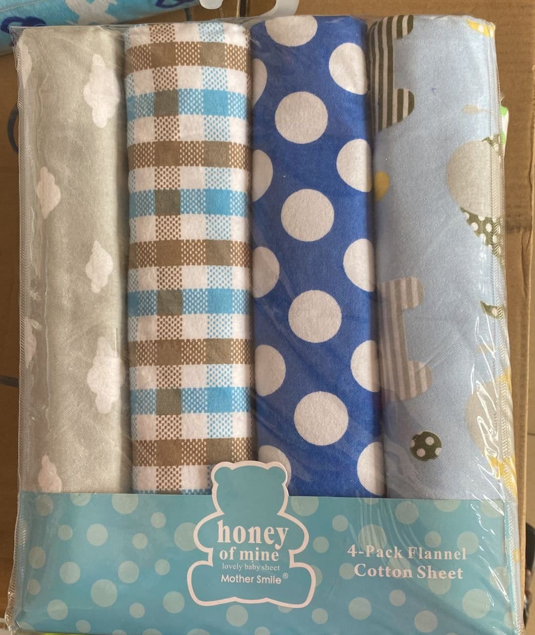1787502 Honey of mine 4 pack cot sheet