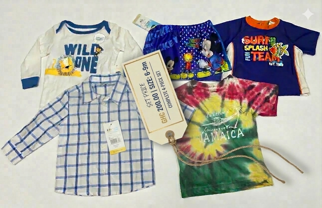 Gemini_Generated_Image_kwzzsrkwzzsrkwzz Multi Three-Piece Set - Boys 6-9 Months