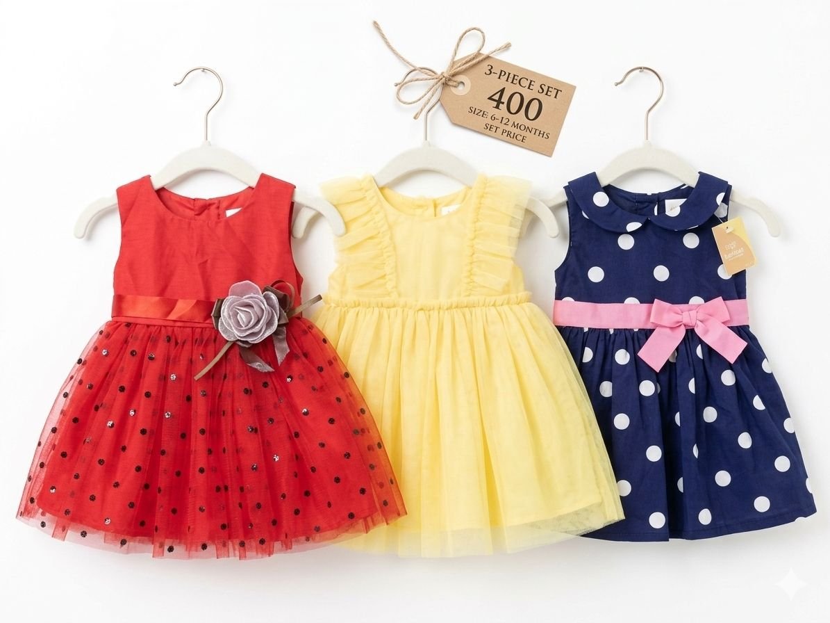 WhatsApp Image 2026-03-28 at 1.37.22 PM Multi Dress - Girls 6-12 Months