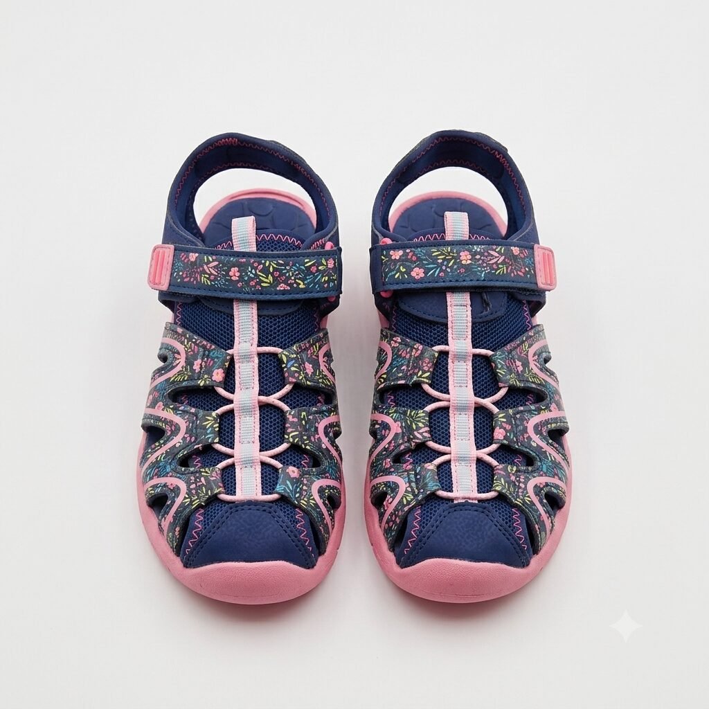 Gemini_Generated_Image_90jssl90jssl90js George Girls' Floral Closed-Toe Adventure Sandals